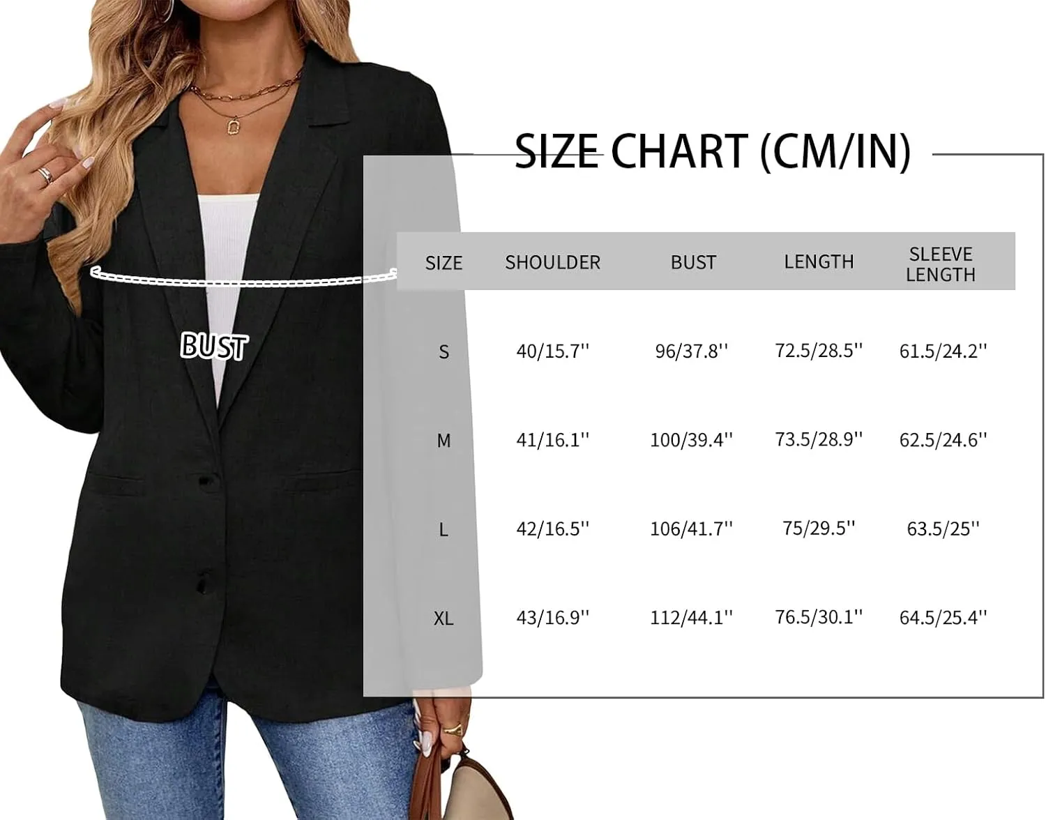2025 Linen Blazers for Women Business Casual Long Sleeve Lapel Open Front Suit Jacket Work Blazer with Pockets