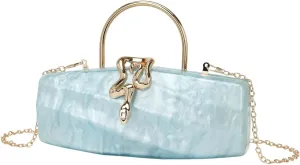 Acrylic Clutch Purses for Women Cute Chic Snake Evening Handbag Trendy Evening Clutch Bag for Prom Wedding Party 2025