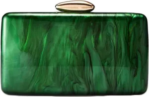 Acrylic Clutch Purses for Women Cute Evening Handbag Chic Trendy Evening Clutch Crossbody Bag for Prom Wedding Party