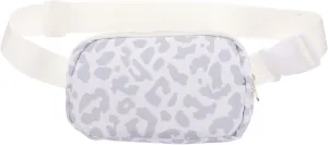 Adjustable Waist Pack for Men and Women Leopard Print Fanny Pack Versatile Belt Bag for Hiking Running Workout Travel and Outdoor Activities