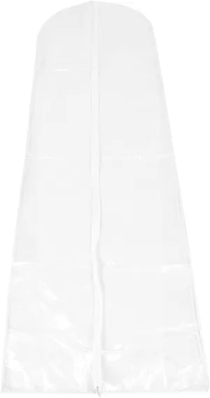 Alipis Long Dress Garment Bag Transparent Clothes Storage Bag Dress Cover for Wedding Gowns for Dust Protection for Long Dresses and Formal Wear