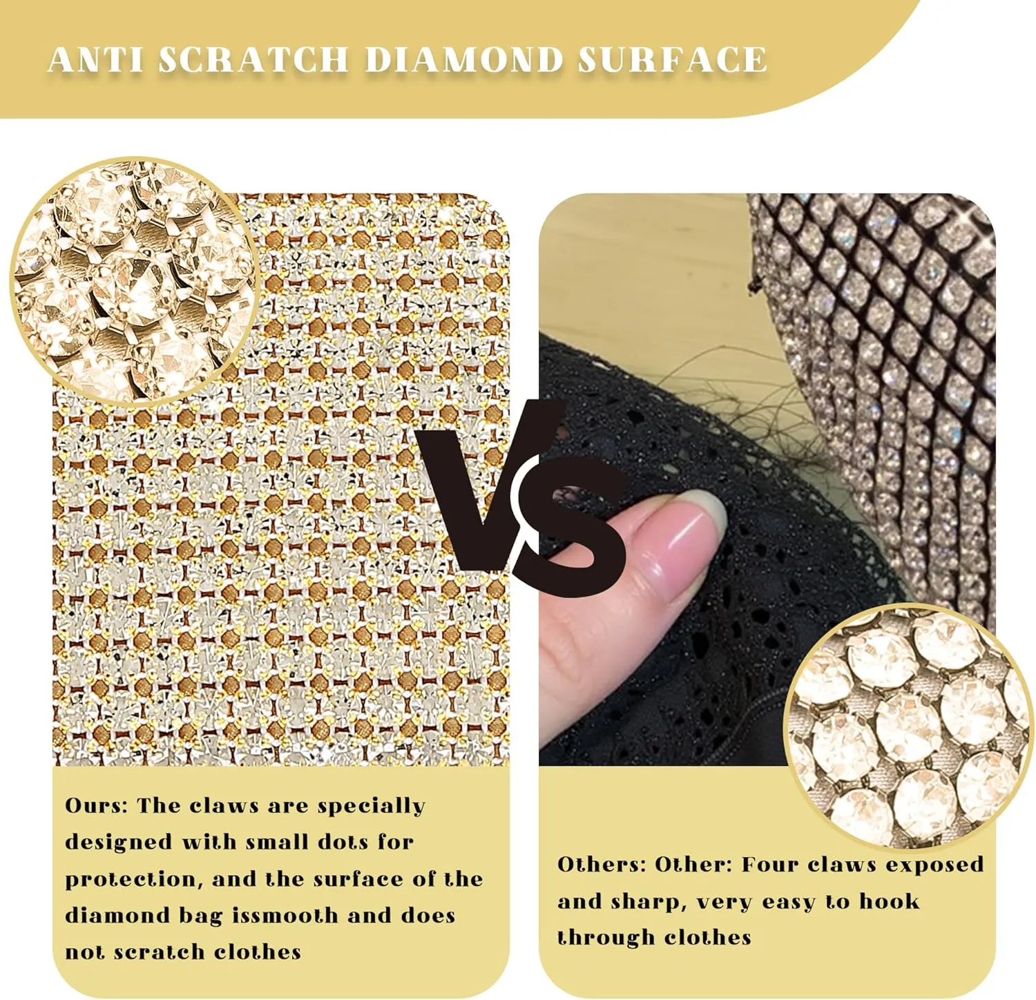 Bride Purse Evening Bag Women's Evening Handbags Rhinestone Clutch Fancy Sparkle Purse Dress Purses for Party