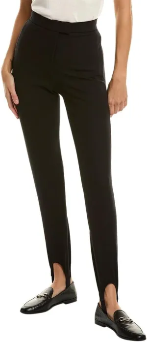 Burberry Black Cotton-blend High-waist Tailored Jodhpur Trousers