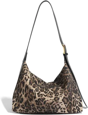 Cheetah Purses for Women Handbag, Chic y2k Shoulder Bag Tote Sling Purse Grunge Demure Classy Mcbling Ladies Chic Bags (leopard print)