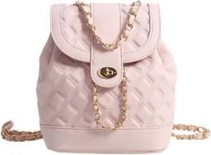 Chic Backpack for Women, Fashion Casual Y2K Aesthetic Design Daypack Mini Backpack Daily Use Hiking Travel Trip Bags (pink)