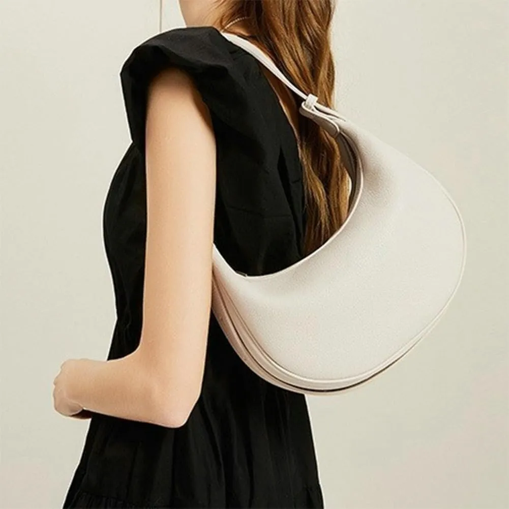 Classic Womens Shoulder Bag Crossbody Bag For Women Trendy Leather Crescent Handbag Casual Satchel Purse Versatile Work Purse