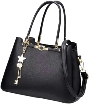 Cross-Body Bag Handbag Women Lady Stylish Large Tote Bag Business Leisure Solid Color Shoulder Bag with Pocket