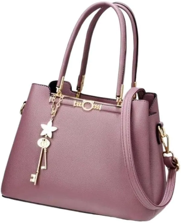 Cross-Body Bag Handbag Women Lady Stylish Large Tote Bag Business Leisure Solid Color Shoulder Bag with Pocket