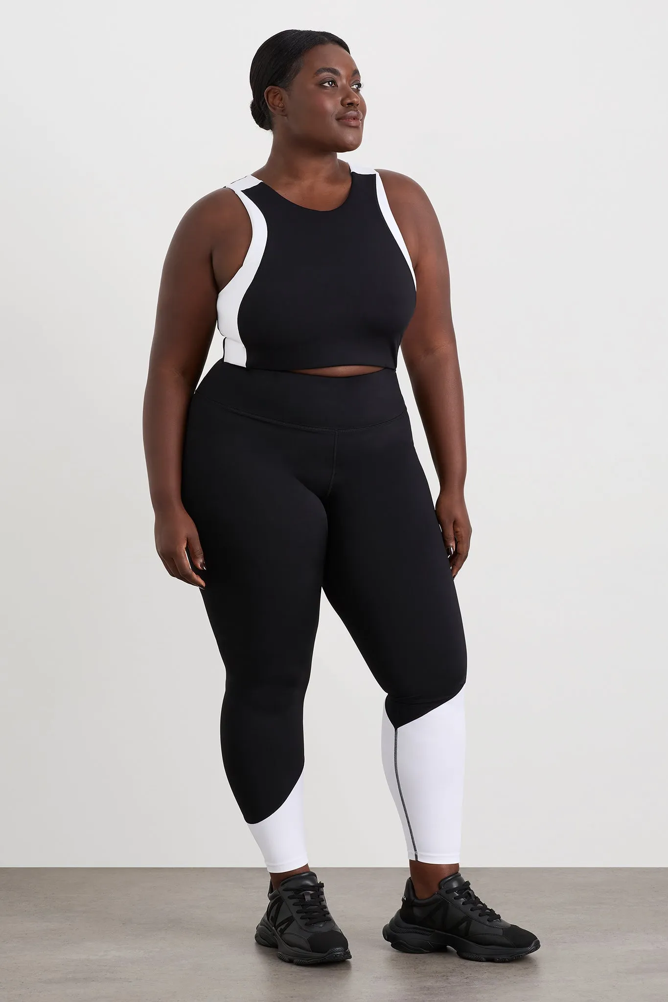 Curved Panel Full Length Legging 226