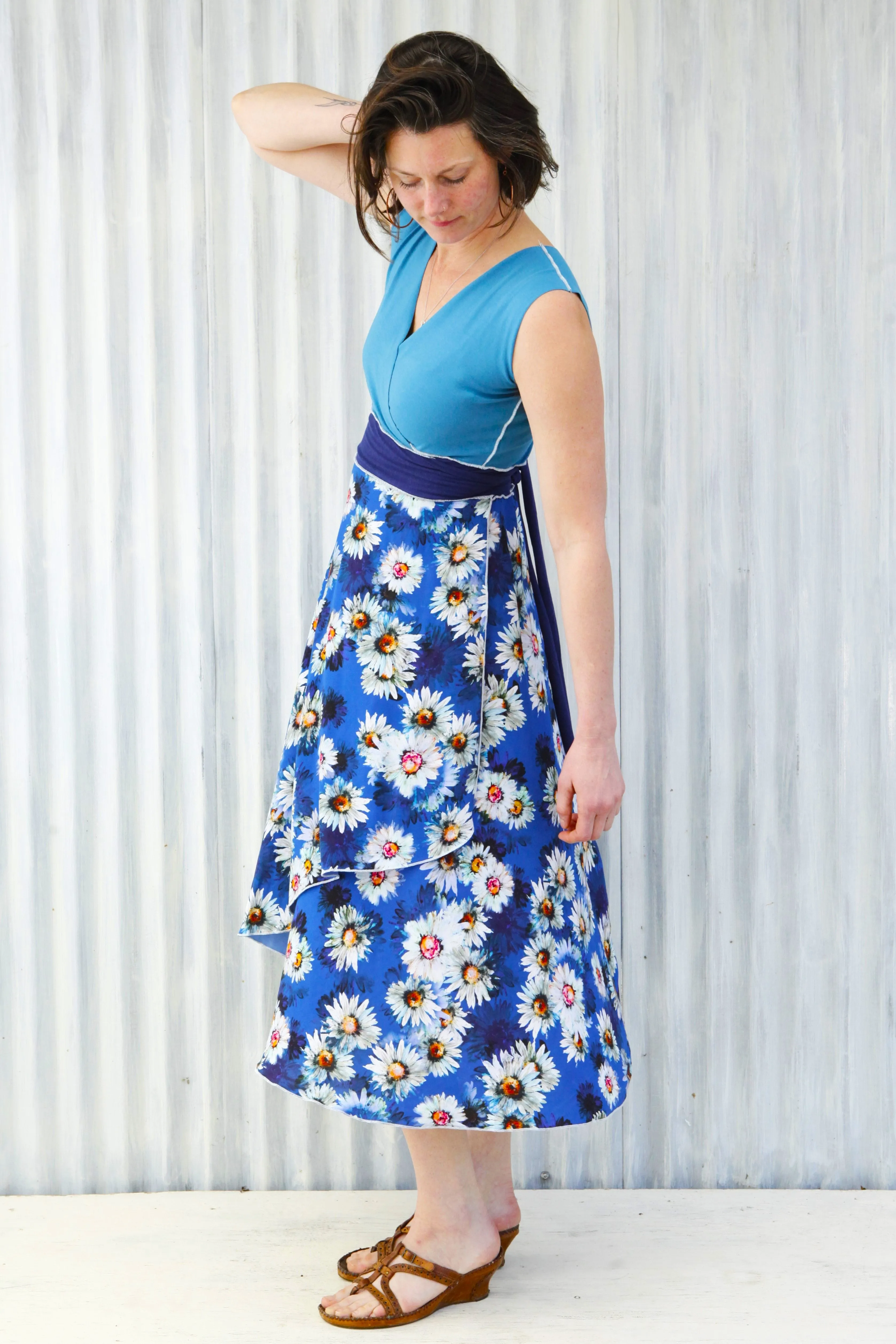 Dancing Daisy Wrap Dress