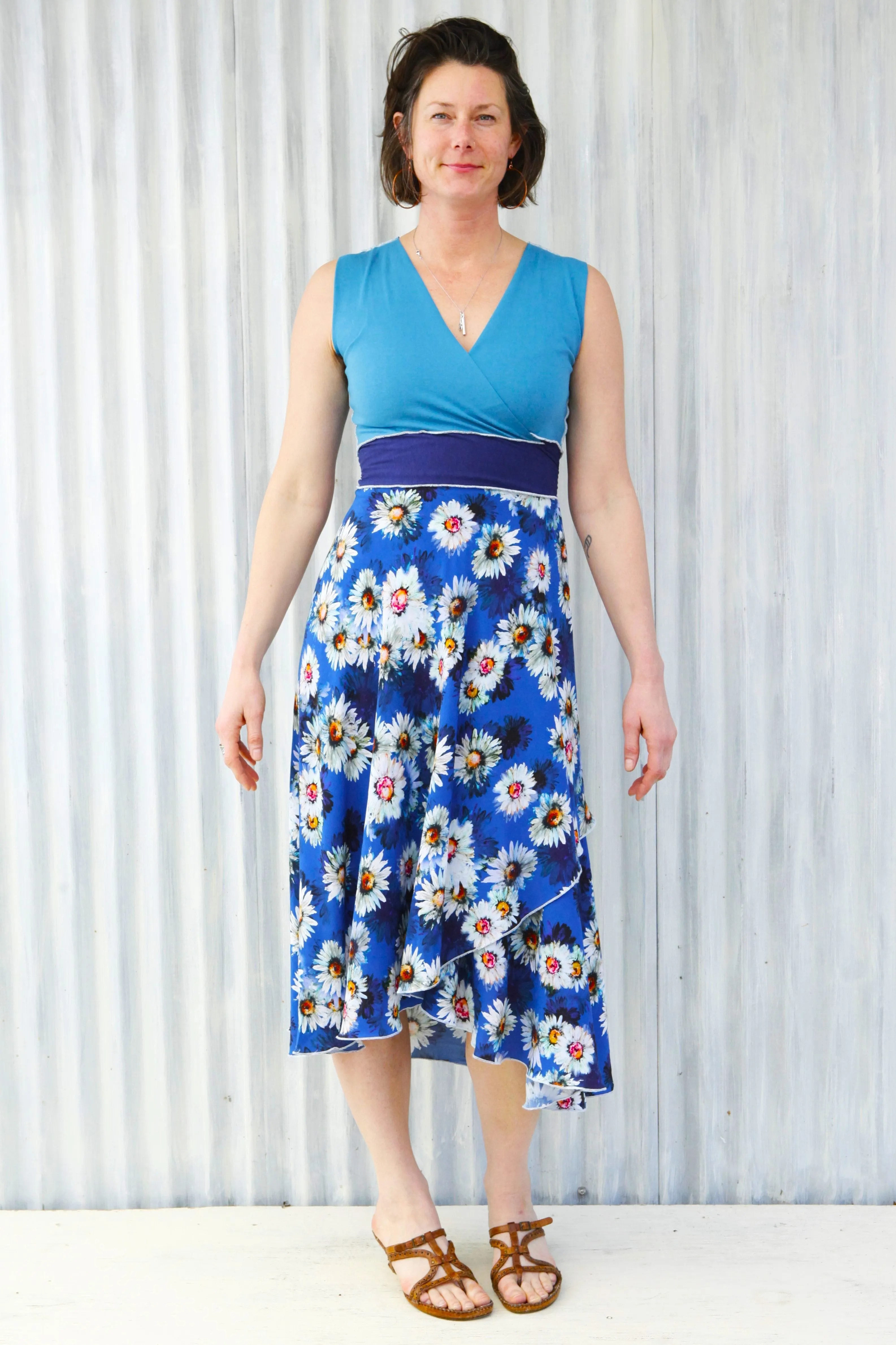 Dancing Daisy Wrap Dress