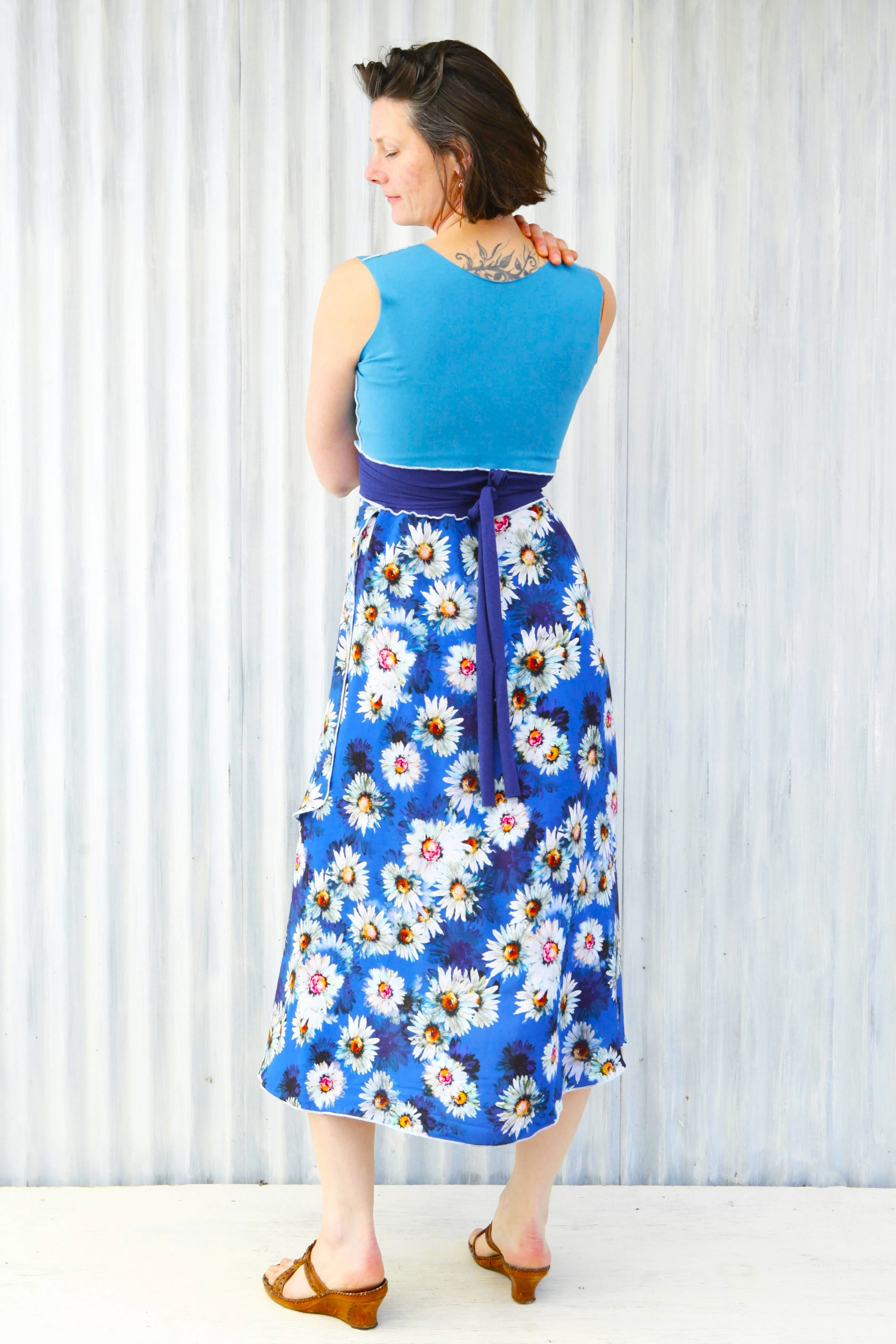 Dancing Daisy Wrap Dress