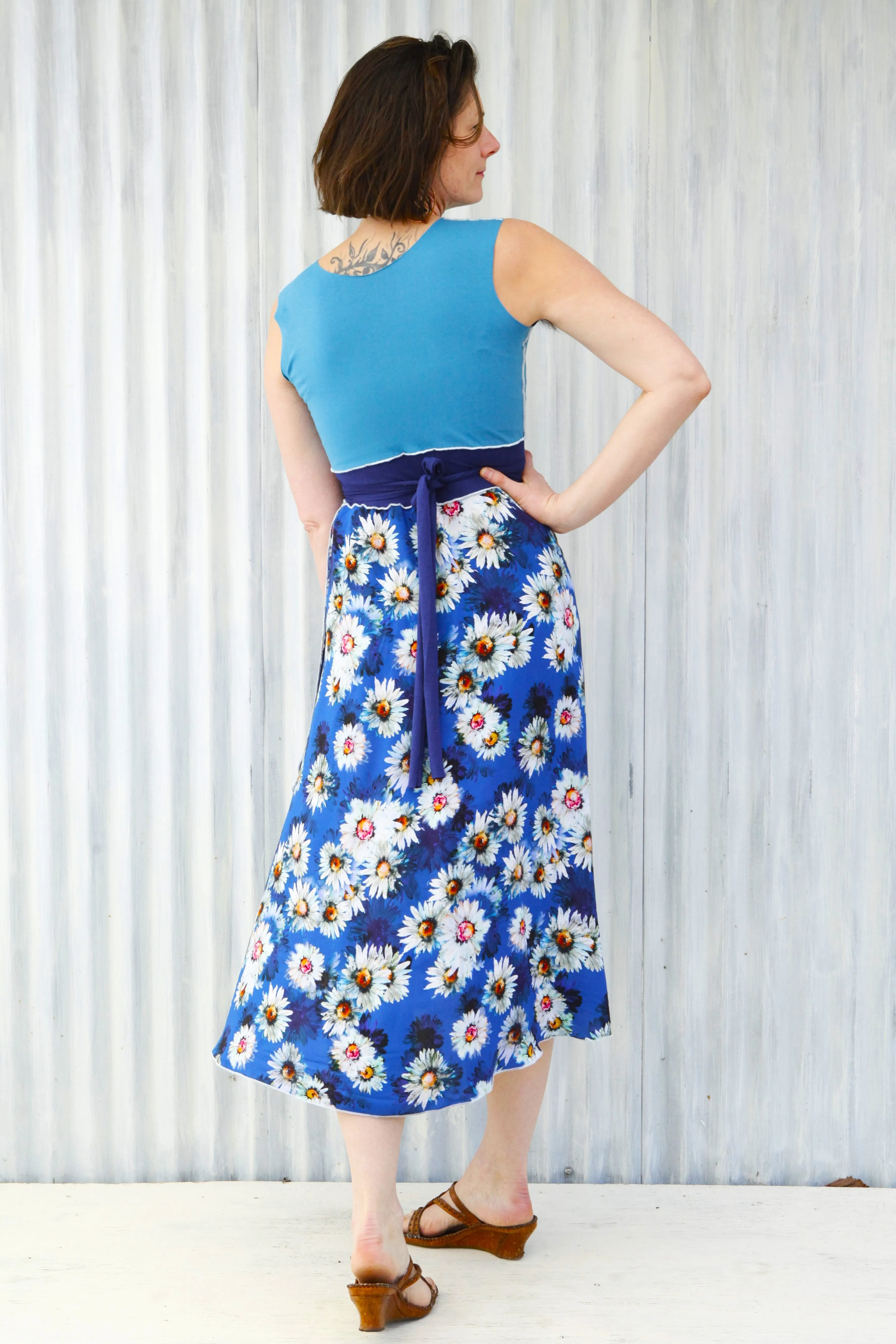 Dancing Daisy Wrap Dress