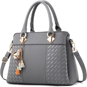 Dayfine Handbags for Women Top Handle Purse Faux Leather Satchel Bags Stylish Tote Bags Shoulder Crossbody Bag Ladies Handbag