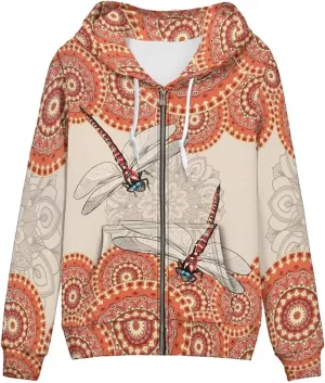 DISNIMO Zip Up Hoodie Women Oversized Y2K Fall Jacket Streetwear Sweatshirts XS-5XL