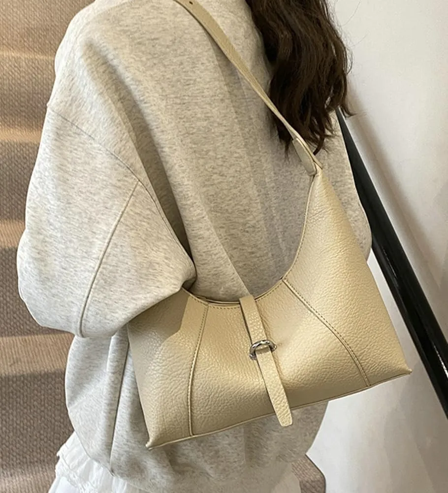 Epsion 2025 Shoulder Bags for Women Soft Vegan Leather Hobo Handbag Chic Slouchy Tote Purses