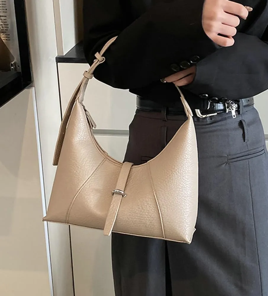 Epsion 2025 Shoulder Bags for Women Soft Vegan Leather Hobo Handbag Chic Slouchy Tote Purses