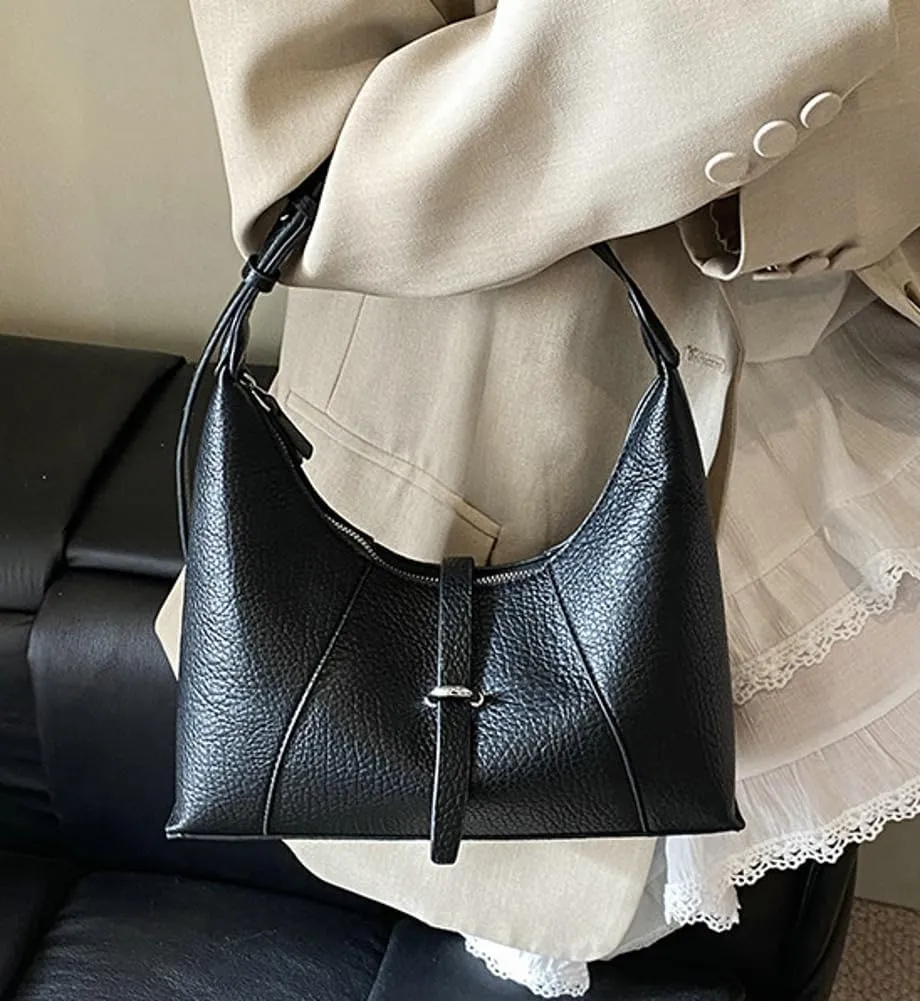 Epsion 2025 Shoulder Bags for Women Soft Vegan Leather Hobo Handbag Chic Slouchy Tote Purses