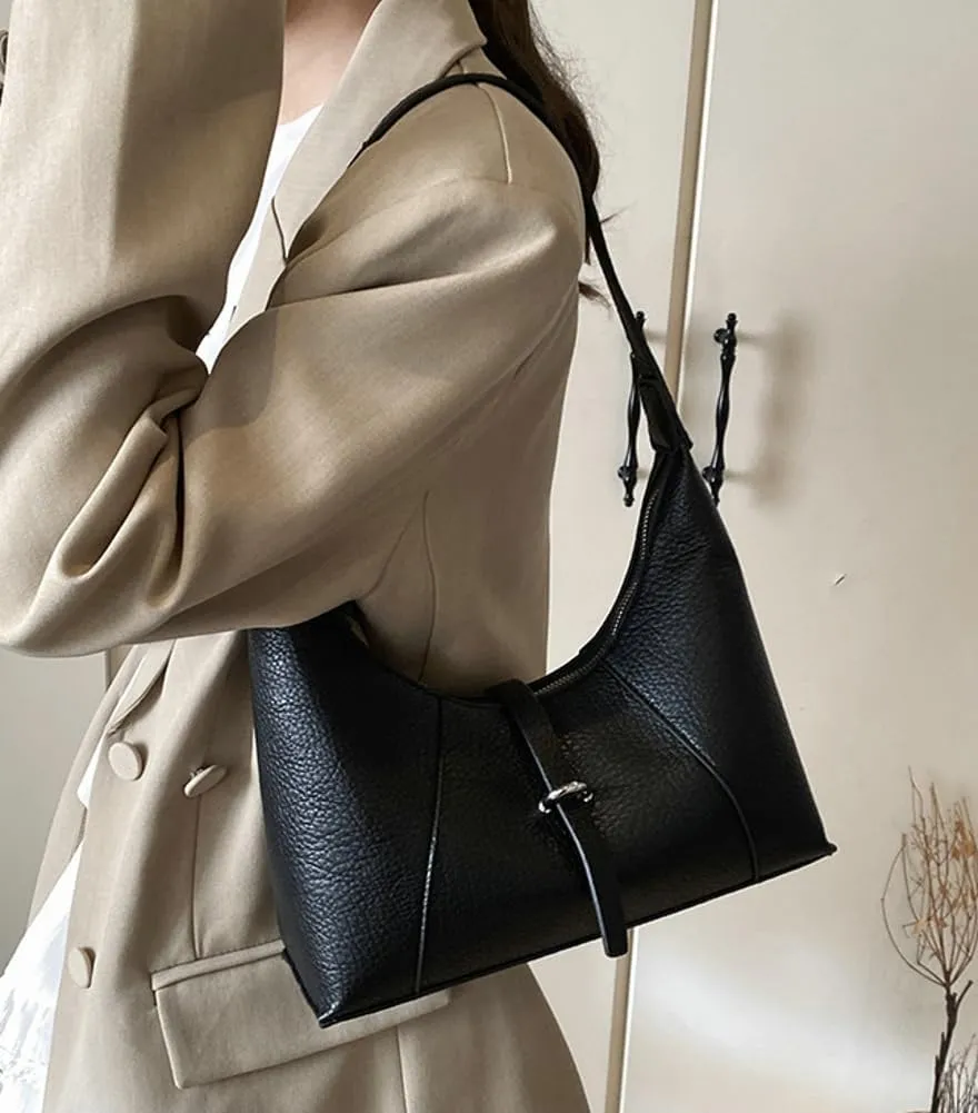 Epsion 2025 Shoulder Bags for Women Soft Vegan Leather Hobo Handbag Chic Slouchy Tote Purses