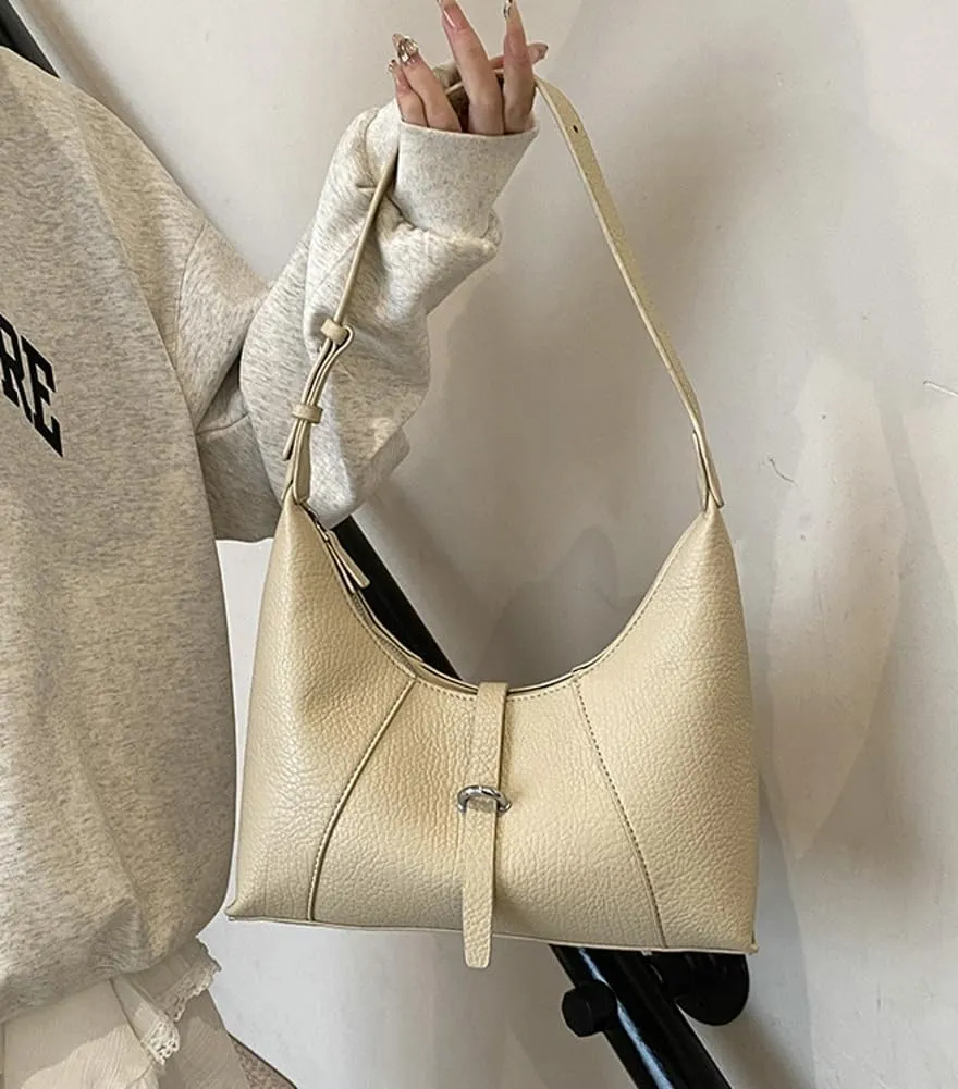 Epsion 2025 Shoulder Bags for Women Soft Vegan Leather Hobo Handbag Chic Slouchy Tote Purses