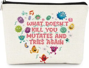 EXUQO Funny Makeup Bag,Get Well Gift,Small Cosmetic Bag for Women Girls,Funny Toiletry Pouch Birthday Gift for Friends Coworkers