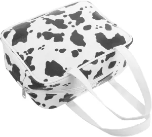 FRCOLOR Handheld Travel Bag Pu Leather Travel Toiletries Women's Essential Waterproof Makeup Bag