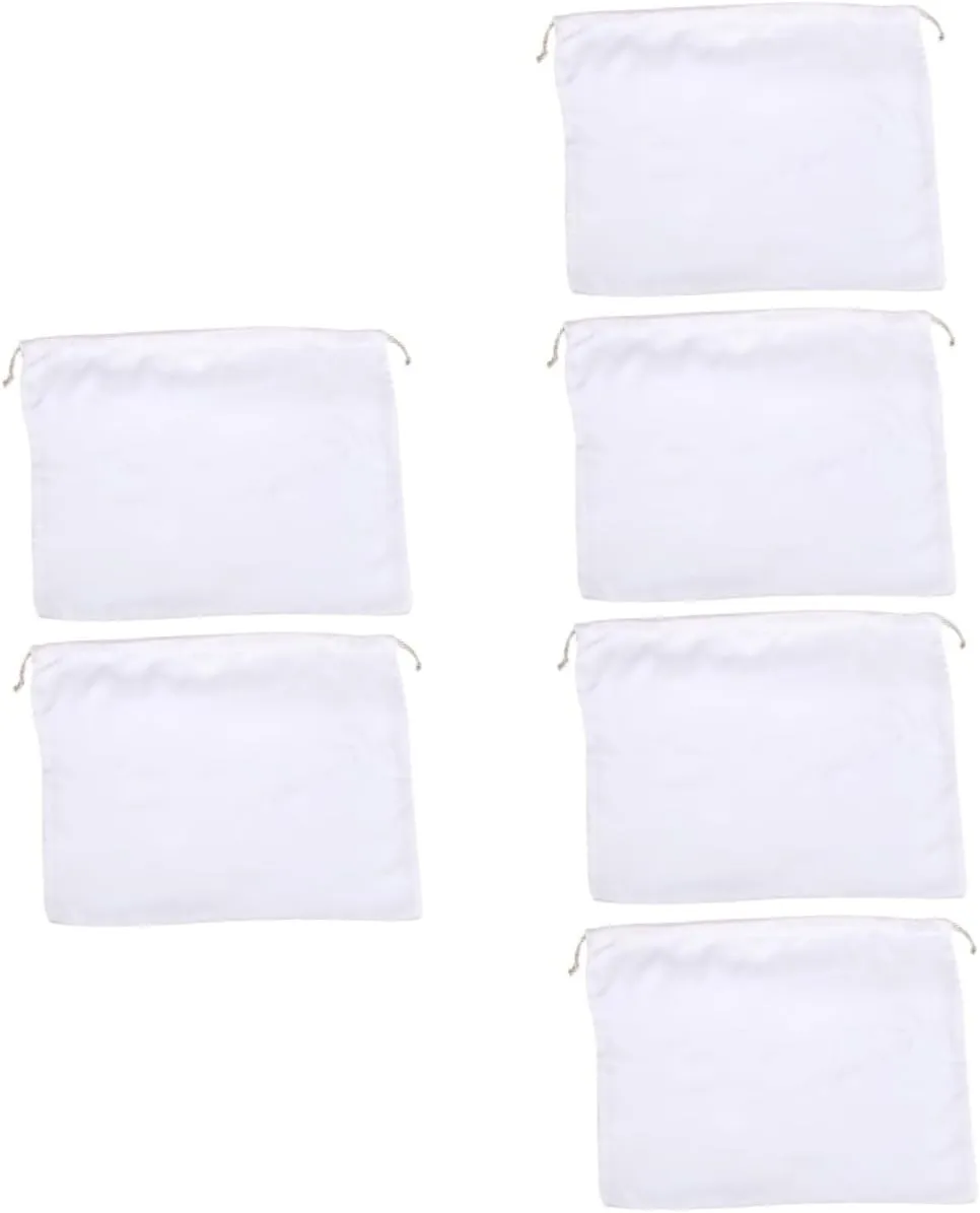 GALPADA Sets Luxury Silk Drawstring Bag Set Multi-purpose Household Storage Bag Belt and Mouth Rope Design Pcs
