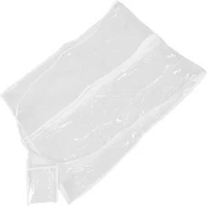 Healifty Bridal Wedding Dress Garment Bag Large Transparent Cover for Long Dresses Comprehensive Protection for Storage Travel Versatile for Costumes and Gowns
