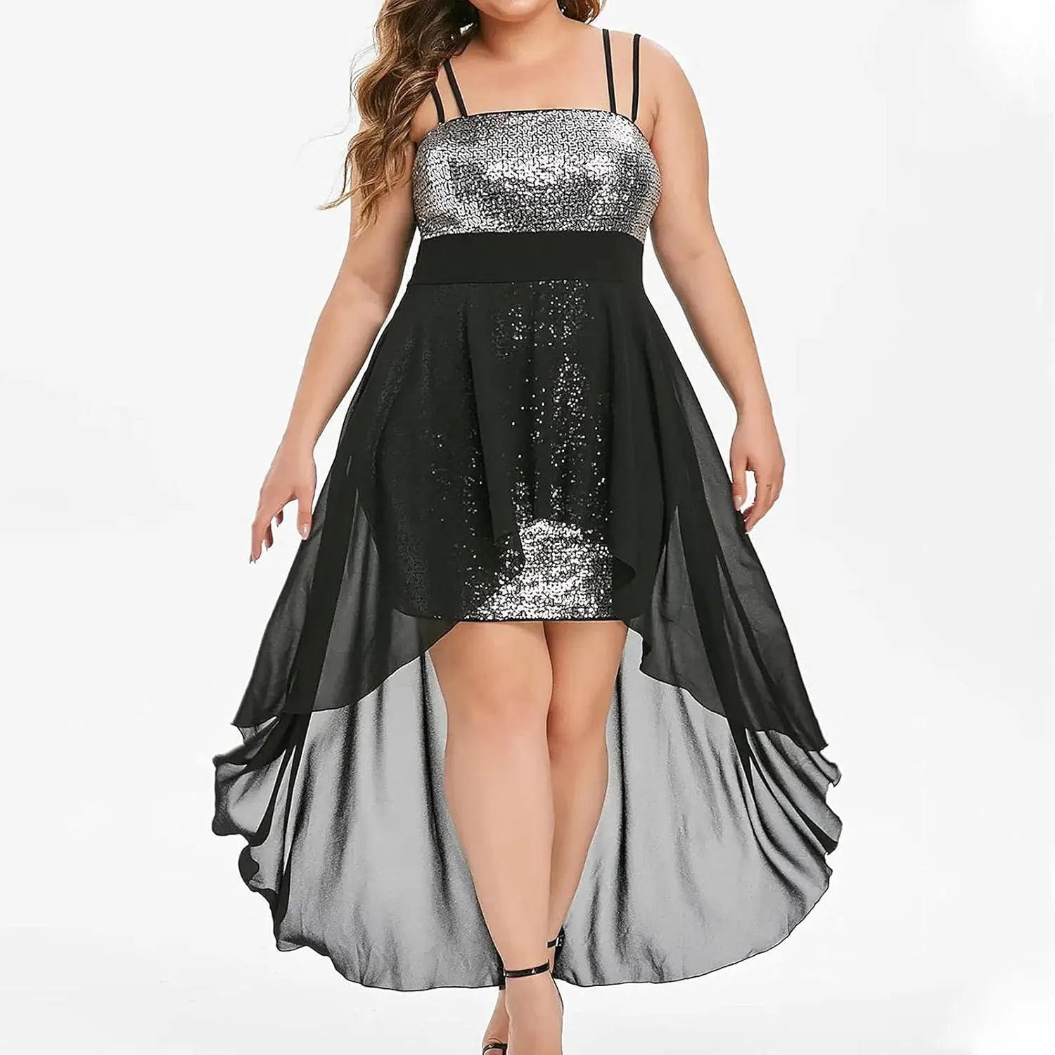 Kuluzego Womens Homecoming Dresses - Formal Sparkly Sexy Spaghetti Strap Dresses 2025