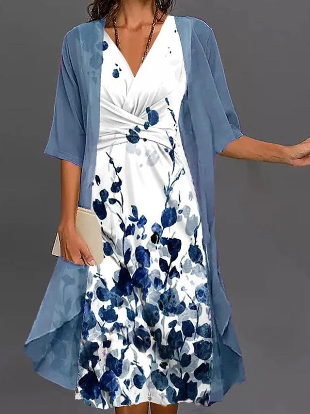 Lucille - Flowy Wrap Dress