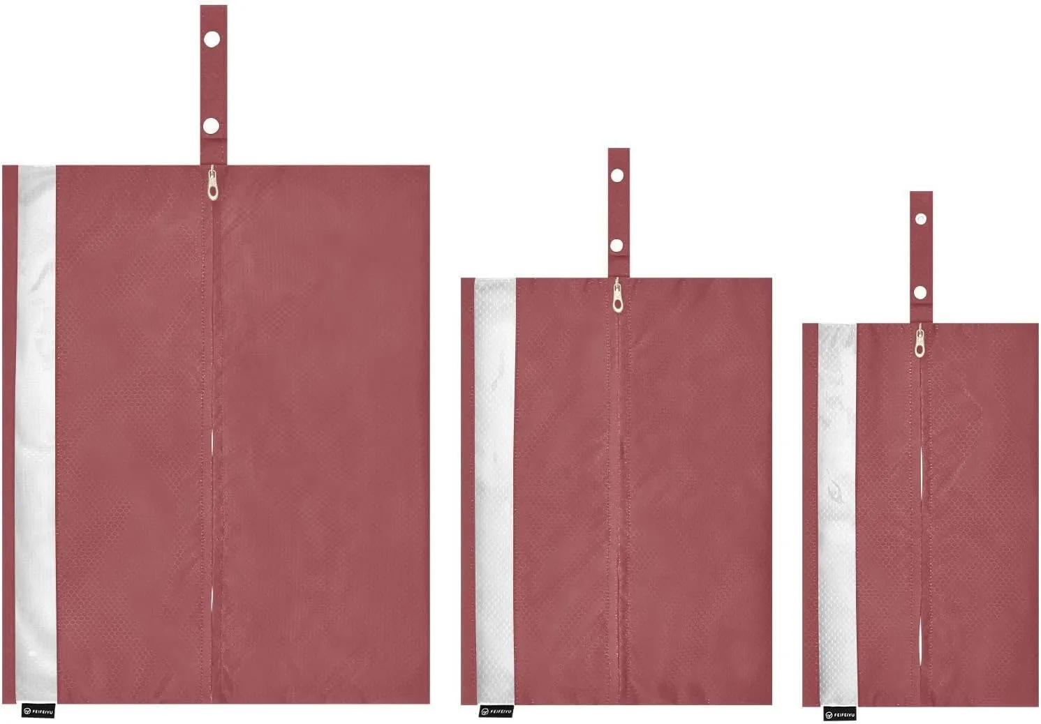 Luggage Space Saver, Luggages Management Personnel, Red, With Zipper, 3 Set Travel Packing Cubes For Suitcases, Garment Bag Closet Storage