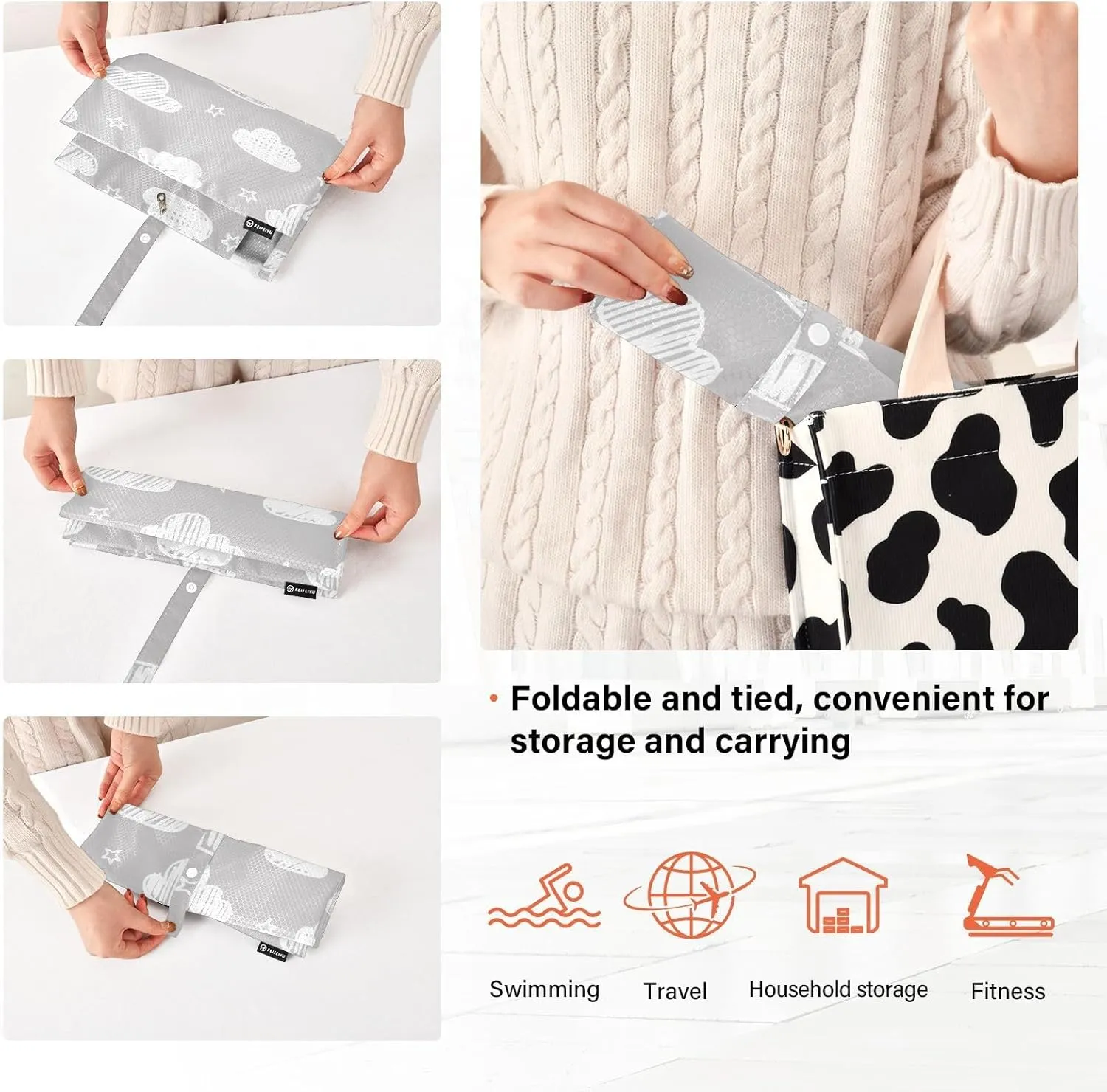 Luggage Space Saver, Organizadores De Maletas Para, Handdrawn Clouds Stars, With Zipper, 3 Set Travel Packing Cubes For Suitcases, Garment Bag Closet Storage