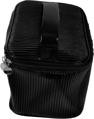 Makeup Pouch Bag Travel Toiletry Bag Hanging Toiletry Stylish Pu Leather Travel Makeup Case