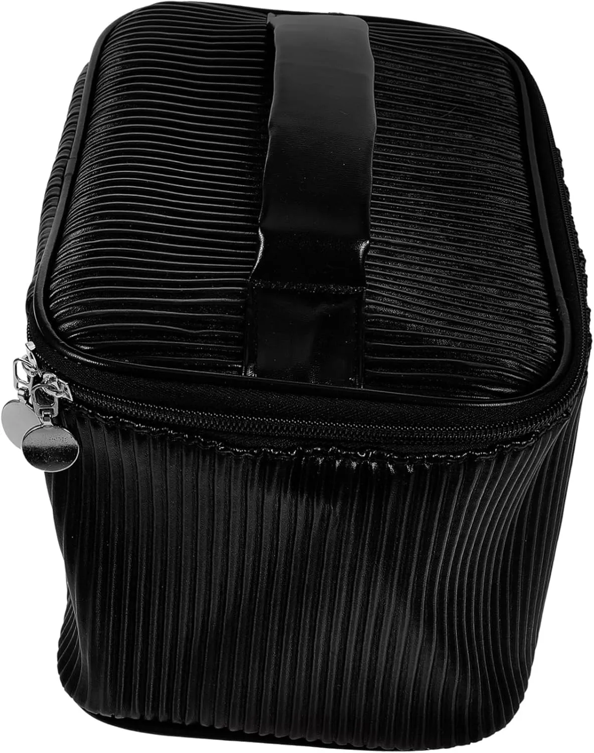 Makeup Pouch Bag Travel Toiletry Bag Hanging Toiletry Stylish Pu Leather Travel Makeup Case