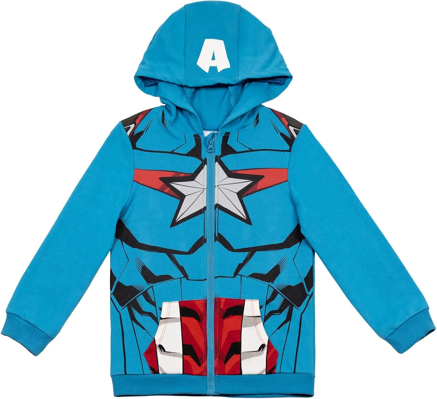Marvel Avengers Zip Up Hoodie Toddler to Big Kid Sizes (2T - 18-20)