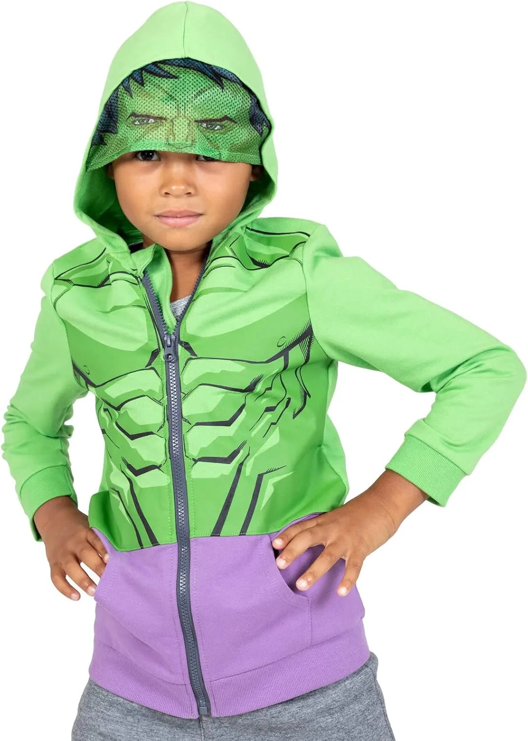 Marvel Avengers Zip Up Hoodie Toddler to Big Kid Sizes (2T - 18-20)