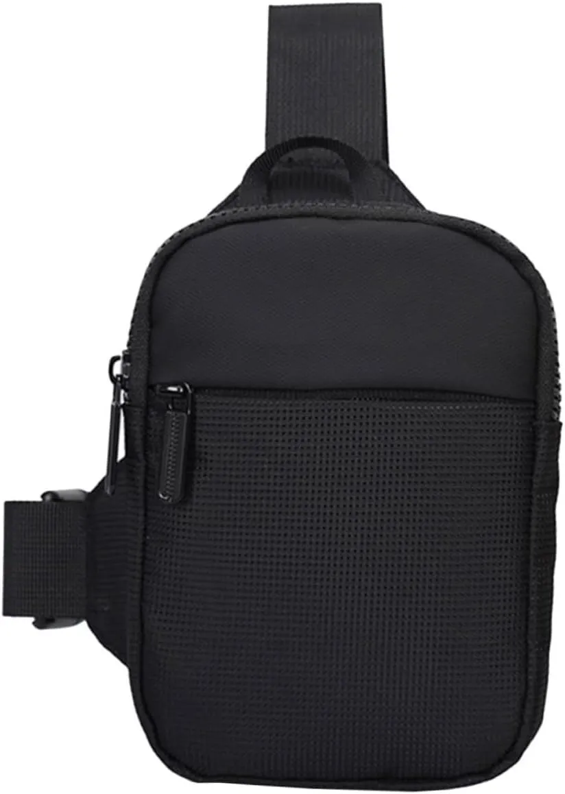 Men Adjustable Fanny Pack Versatile Waist Bag for Outdoor Activities Travel and Daily Use Smooth Zipper Design for Easy Access for Storing Essentials