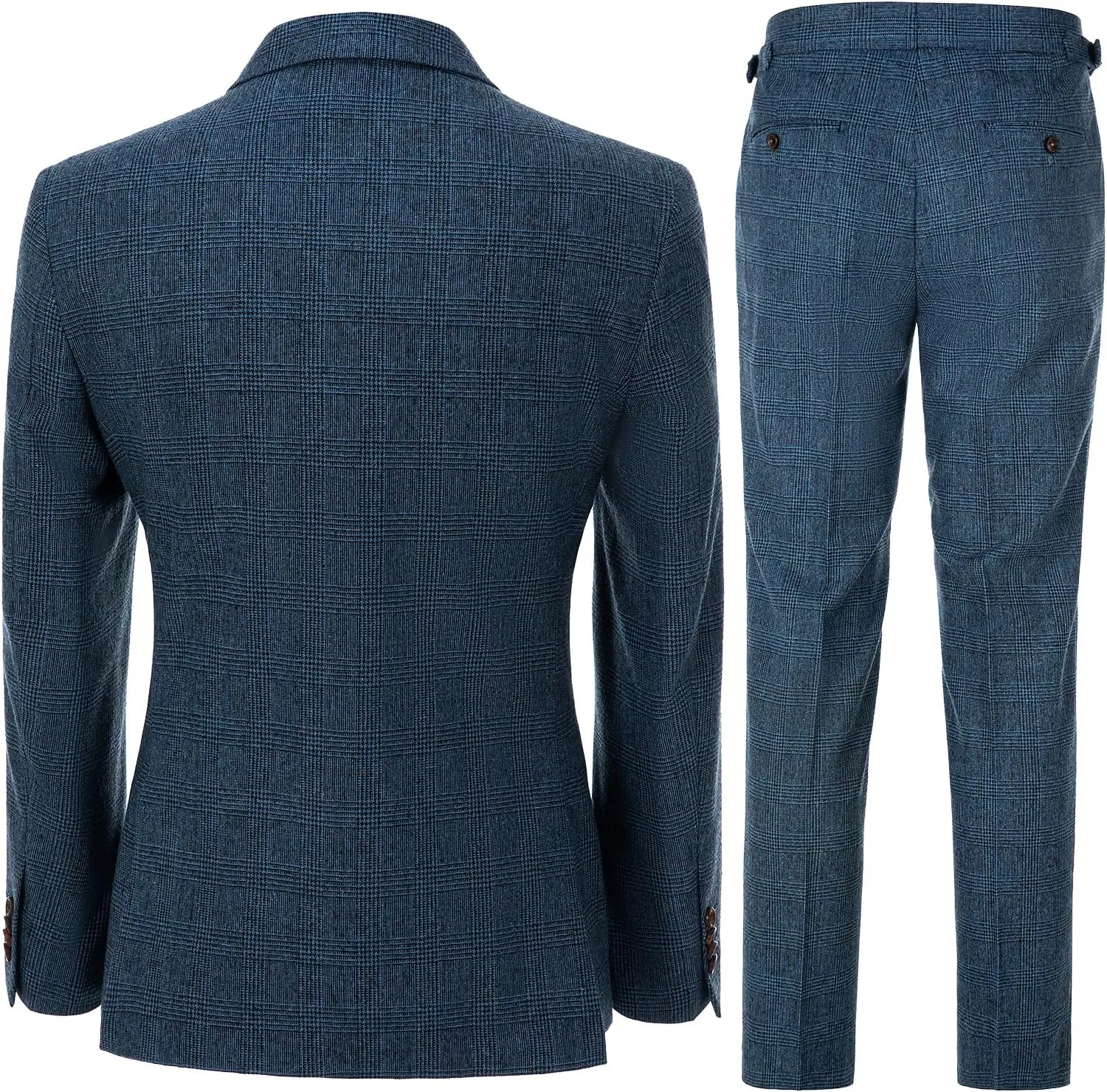 Mens Suits Classic Fit 2 Piece Men Suits Slim Fit Wool Blend Men's Jacket Sport Coats Blazers Pants Tuxedo for Men