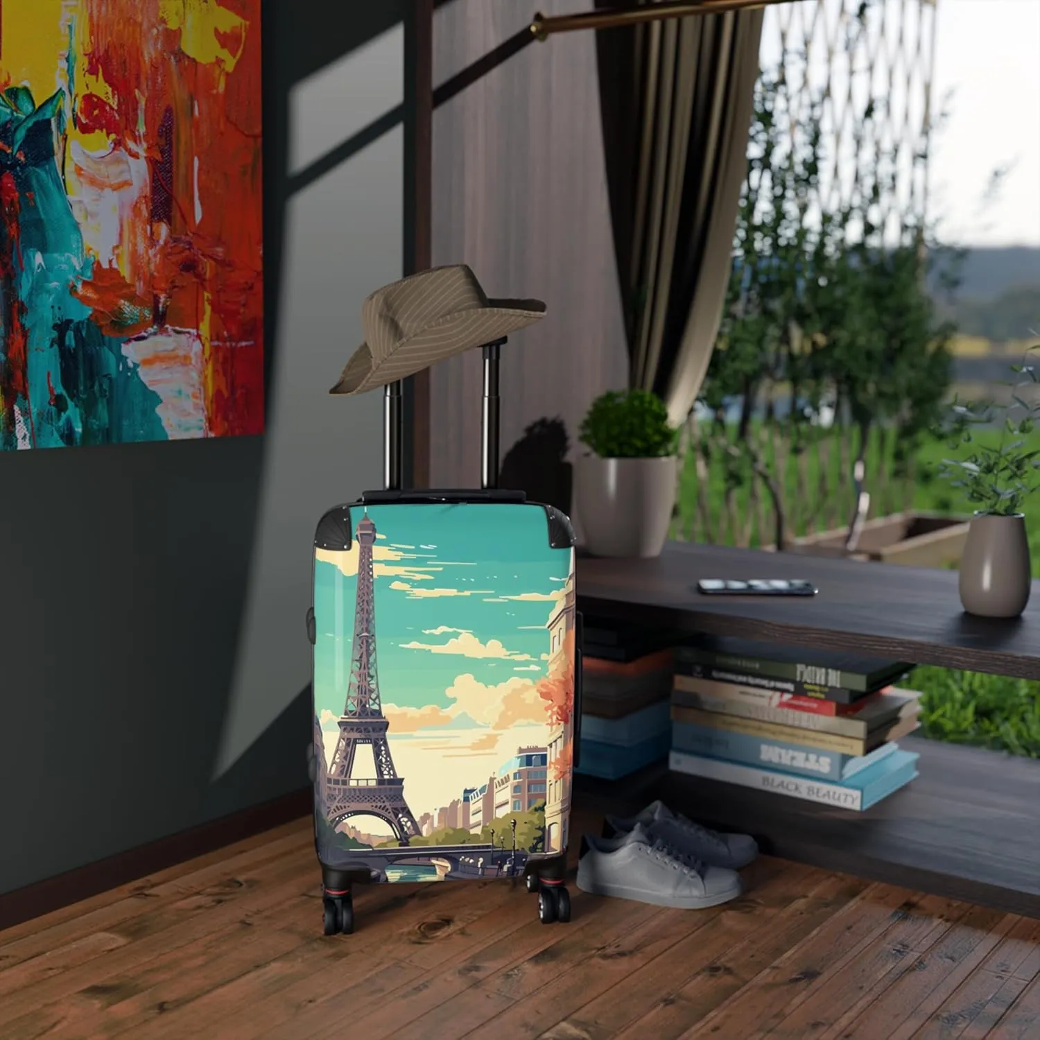 Paris, Amalfi Coast & Amsterdam Suitcase Set  Stylish Travel Luggage for Travelers