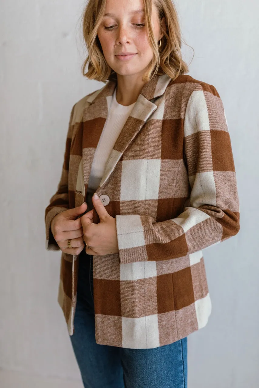 Ricki Plaid Blazer