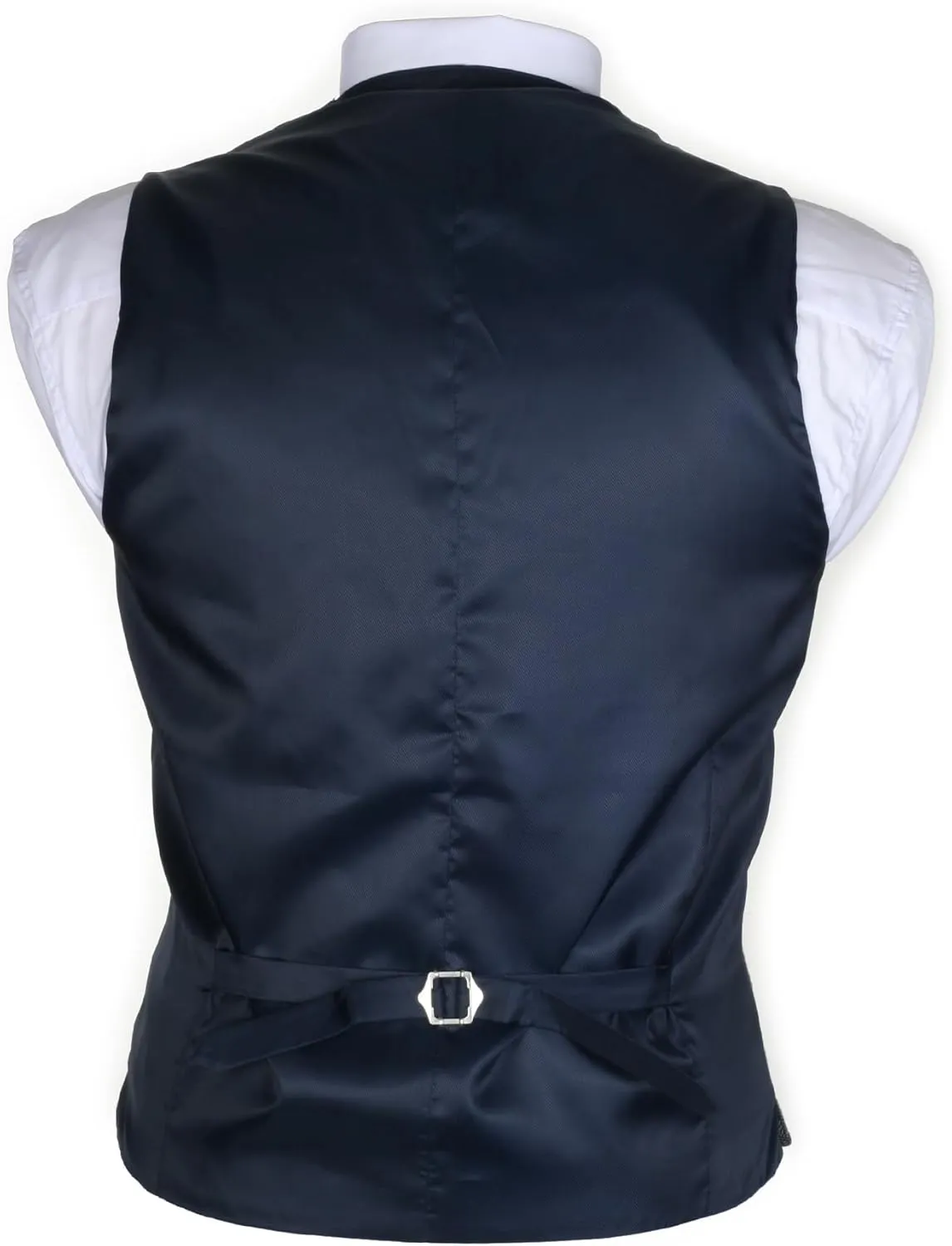 Ruth&Boaz 2Pockets 4Buttons Wool Herringbone Tweed Tailored Collar Suit Vest
