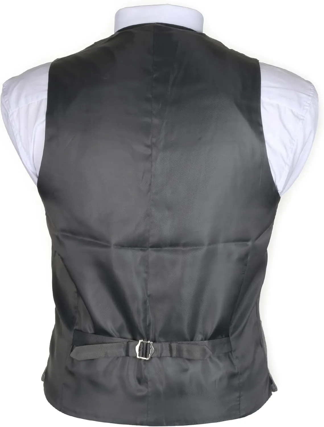 Ruth&Boaz 2Pockets 4Buttons Wool Herringbone Tweed Tailored Collar Suit Vest