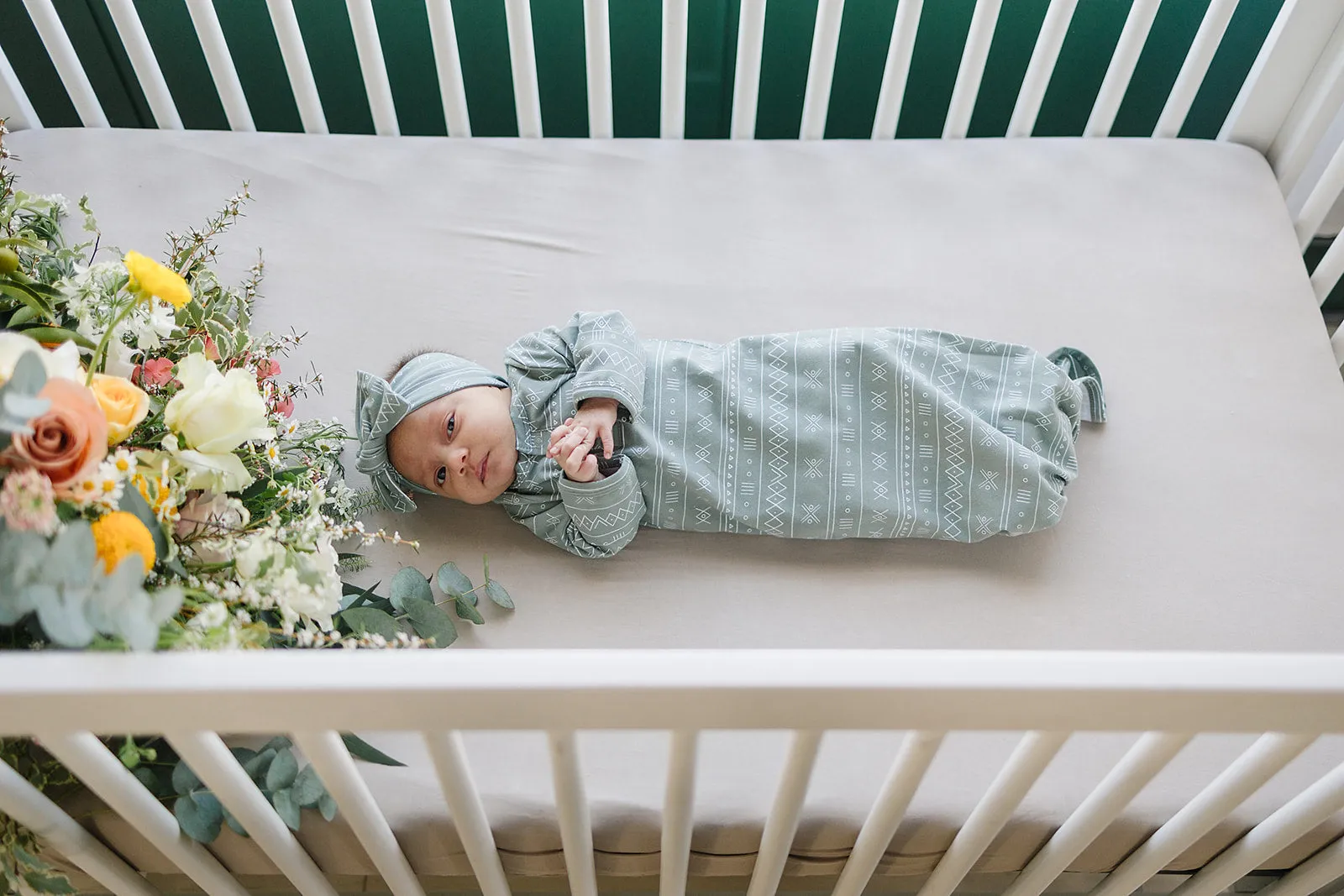 Sage Alpine Knot Gown