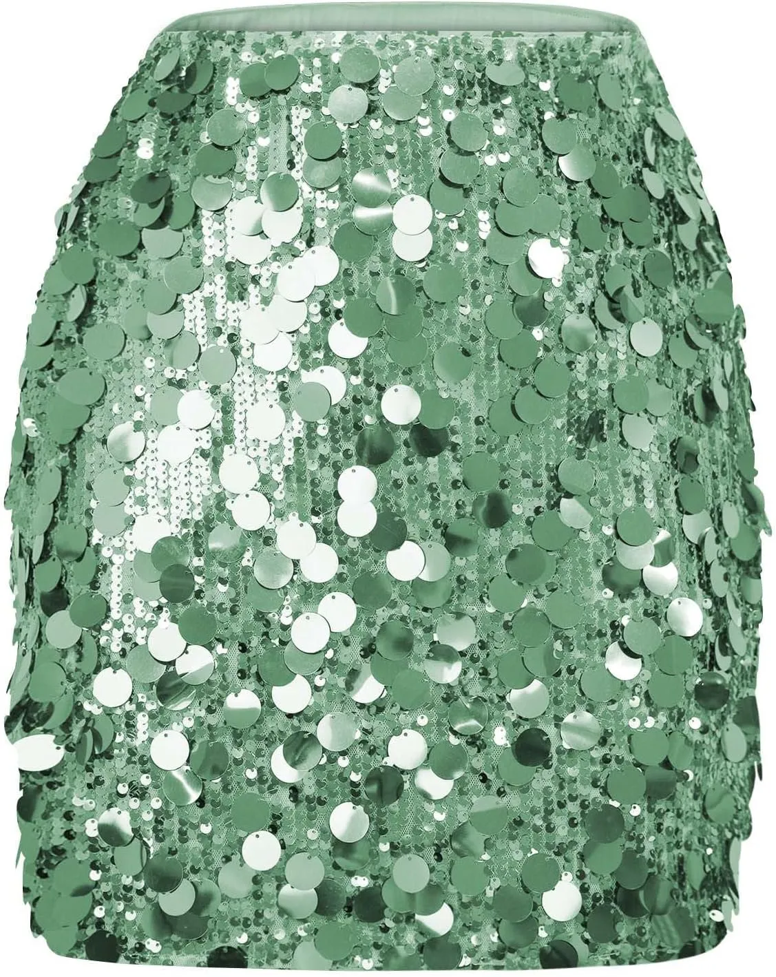 Sequin Skirt for Women Sparkly Mini Skirts High Waist Bodycon Glitter Club Night Out Party Skirt Sexy Shiny Clubwear