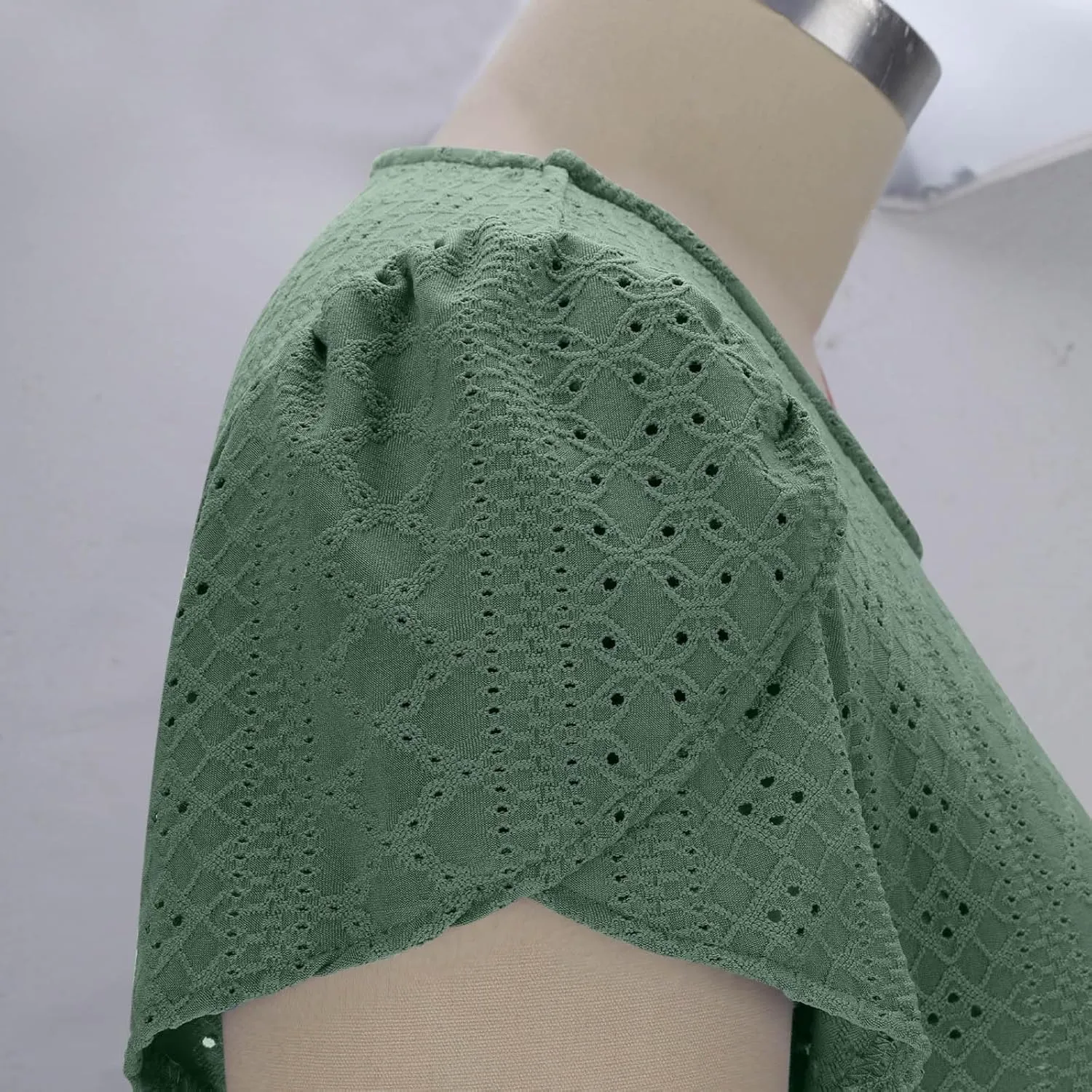 Shirt Dresses for Women Eyelet Casual Summer Boho Flowy Maxi Dresses Vacation Beach Outfits Trendy Clothing 2025