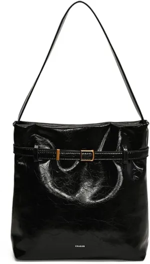 Shoulder Bag for Women Multi-pocket Handbag PU Leather Solid Color Satchel Hobo Purse Tote Purse for Work Travel