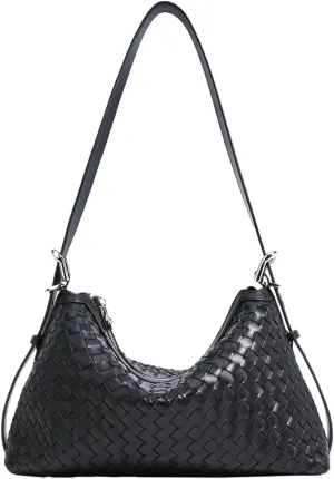 Shoulder Handbags for Women Woven Leather Crossbody Bags 2025 Woven Tote Purse Underarm Handbag Chic Beach Bag Satchel Purses