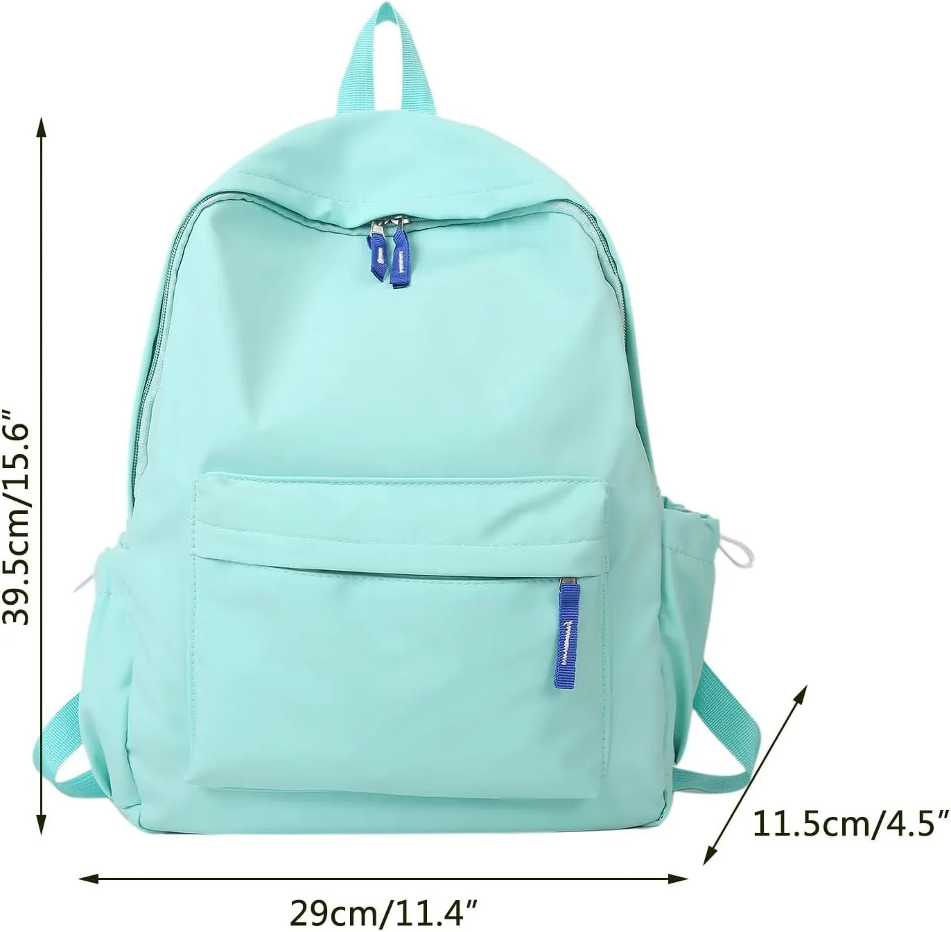 Soft Leather Purses for Women Waterproof Stylish Daypack Purses Shoulder Bags Outdoor Travel Backpack for Girls(Black)