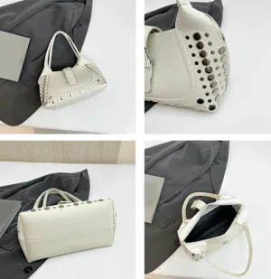 Stylish Hobo Bags for Women Studded Rivet Tote Bags for Women Underarm Shoulder Bag Bucket Handbag Trendy Purse Travel Work