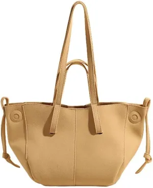 Stylish Large Capacity Suede Tote Bag Top handle Bag Vintage Hobo Bag Shoulder Bag Satchel Purse Shopping Bag for Women